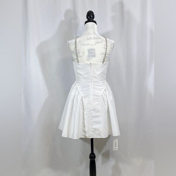 Self-Portrait Embellished Flared Minidress size 6 - Picture 9 of 13